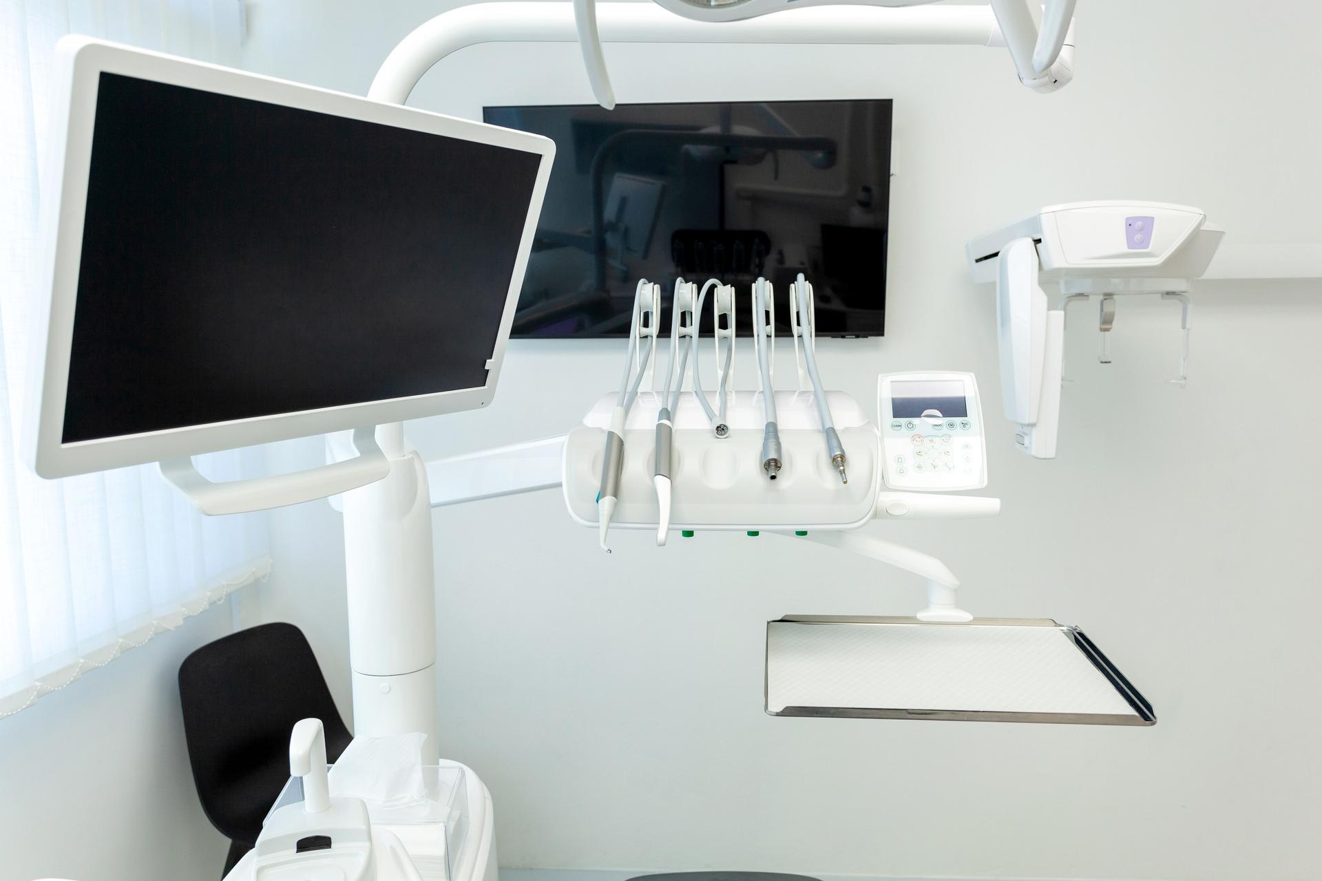 Modern dental clinic showing equipment and technology